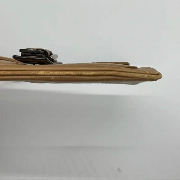 Coach Tan Leather Wristlet Wallet - Picture 14 of 14